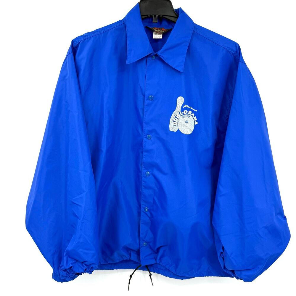 Dunbrooke Vintage Lightweight Royal Blue Windbreaker Men’s Size XL Bowl-O-Rama